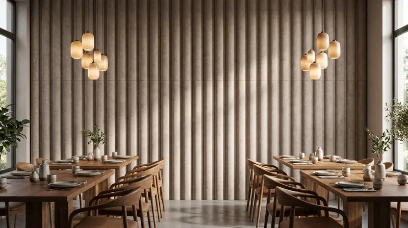 Archi acoustic panel in a styled interior