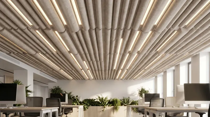 Archi acoustic panel in a styled interior