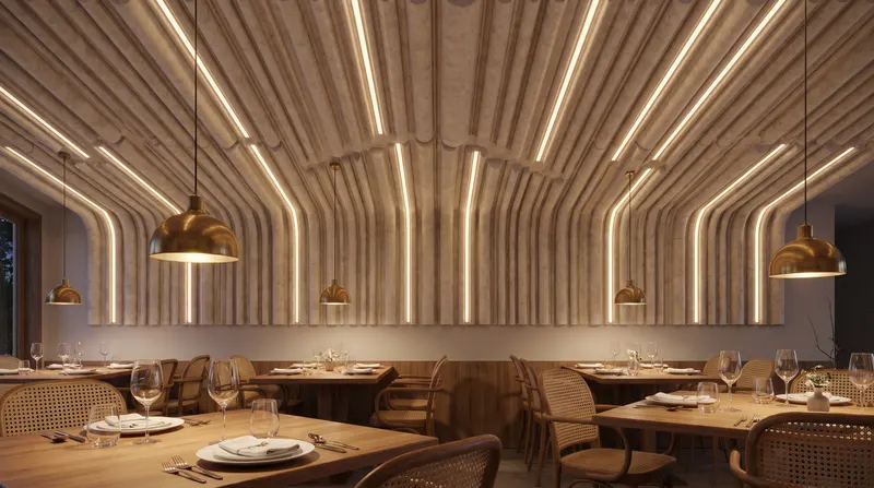 Archi acoustic panel in a styled interior