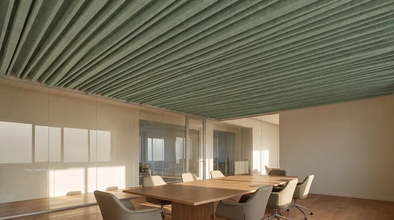 Feltline acoustic panel in a styled interior