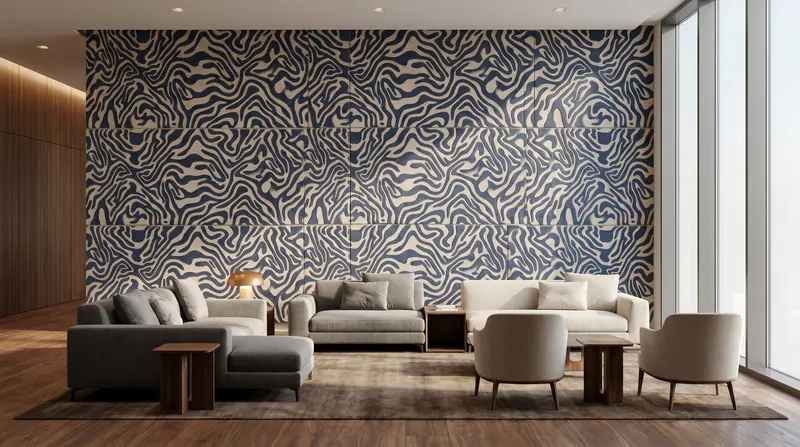 Instinct acoustic panel in a styled interior