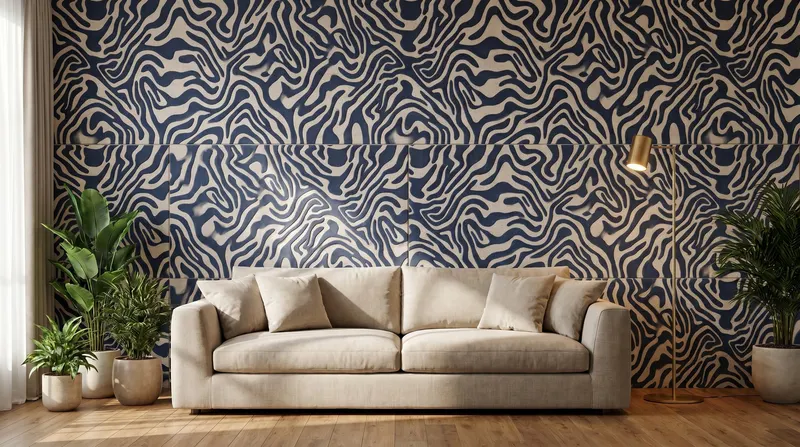 Instinct acoustic panel in a styled interior
