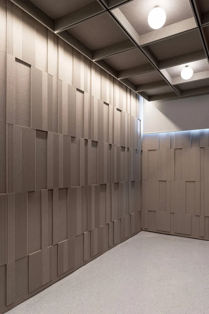 Lino acoustic panel in a styled interior