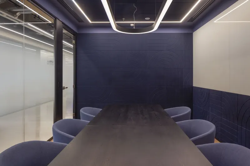 Moduline acoustic panel in a styled interior