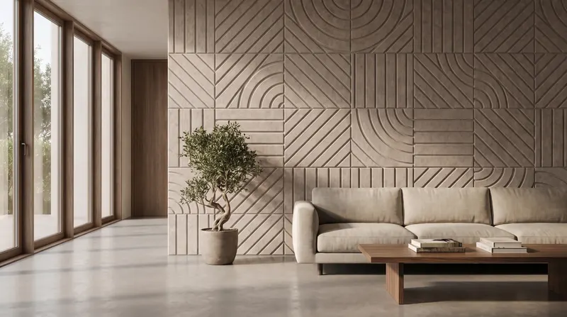 Moduline acoustic panel in a styled interior