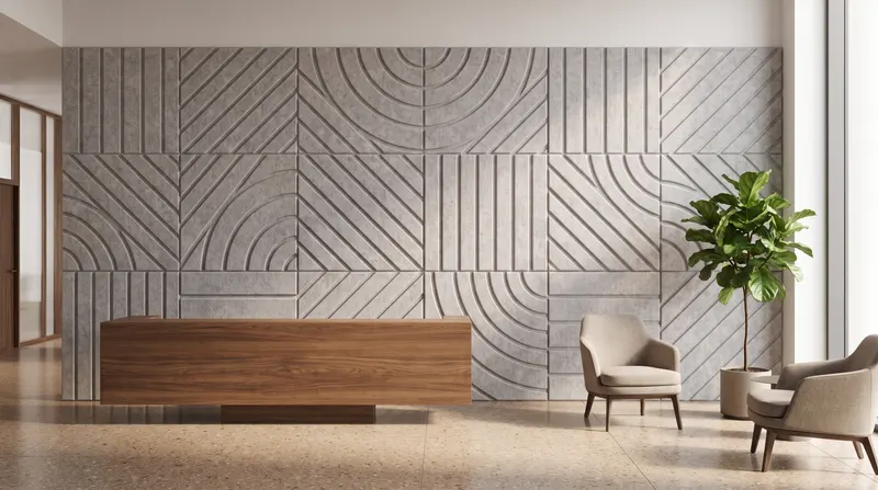 Moduline acoustic panel in a styled interior