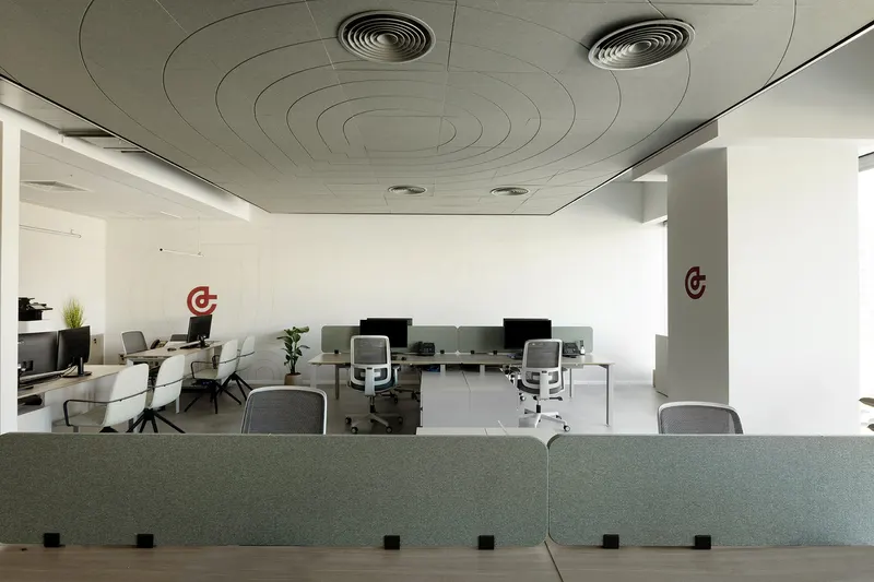Moduline acoustic panel in a styled interior