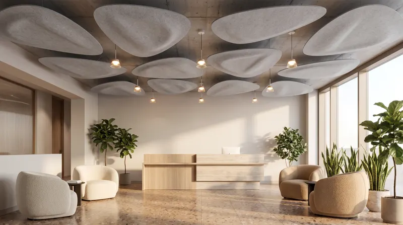 Solo acoustic panel in a styled interior